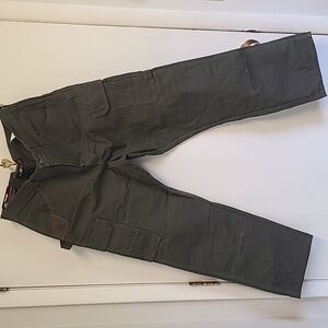 Wrangler Riggs Workwear Cargo Pants 38×30 Olive